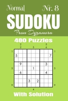 Normal Sudoku Nr.8: 480 puzzles with solution 1695758897 Book Cover