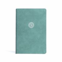 CSB Personal Size Giant Print Bible, Earthen Teal LeatherTouch, Indexed 1430082518 Book Cover