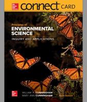 Package: Principles of Environmental Science with Connect 1-semester Access Card 126049280X Book Cover