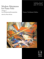 Modern Miniatures for Piano Solo, Volume 1 1569394067 Book Cover