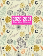 2020-2021 Two Year Planner: Cute January 1, 2020 to December 31, 2021 Weekly & Monthly View Planner, Organizer & Diary Art Cover 00023191 1712892622 Book Cover