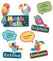 Math Talk Mini Bulletin Board Set 1483842355 Book Cover