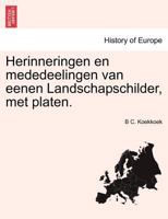 Herinneringen en mededeelingen van eenen Landschapschilder, met platen. 1241411972 Book Cover