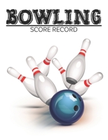 Bowling Score Record: Bowling Score Record for 5 players perfect for League Bowlers , white record player for Bowling Record Year Books, Pads and ... and Team Records.8.5” x 11” ,100 pages 1670264610 Book Cover
