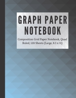 Graph Paper Notebook 4x4 : Composition Grid Paper Notebook, Quad Ruled, 120 Sheets (Large, 8.5 x 11): Notebook with graph paper 4x4 1670238814 Book Cover
