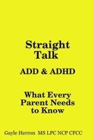 Straight Talk about ADD and ADHD 0557001714 Book Cover