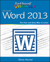 Teach Yourself Visually Word 2013 1118517695 Book Cover