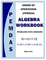 Algebra Workbook Order Of Operations PEMDAS B087SM4WF8 Book Cover