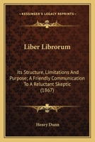 Liber Librorum 1425520219 Book Cover