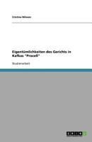 Eigentümlichkeiten des Gerichts in Kafkas "Proceß" 3640830903 Book Cover