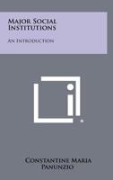 Major Social Institutions: An Introduction 125834033X Book Cover