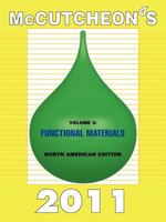 Mccutcheon's 2011 Functional Materials: North American Edition (Mccutcheon's Functional Materials. North American Edition) 1933430478 Book Cover