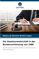 Die Staatsanwaltschaft in der Bundesverfassung von 1988 6209128777 Book Cover