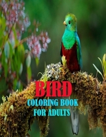 Bird Coloring Book For Adults: 50 amazing and unique bird coloring page of parrot, penguin, owl, eagle, peacock, hummingbird, pigeon and more birds f B0915M7N27 Book Cover