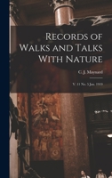 Records of Walks and Talks With Nature: V. 11 no. 5 Jan. 1919 1019253576 Book Cover