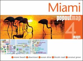 Miami Popout Map: Handy Pocket-Size Pop-Up Map of Miami 1910218081 Book Cover