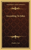 According To John 1432570854 Book Cover