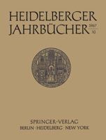 Heidelberger Jahrbucher 3540038647 Book Cover