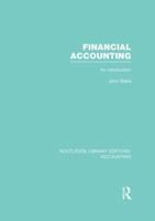 Financial Accounting (Rle Accounting): An Introduction 0415854202 Book Cover