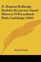 Rozbior Krytyczny Zasad Historyi O Poczatkach Rodu Ludzkiego (1842) 1160761191 Book Cover