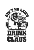 Notebook: Santa Claus Drinking Alcohol Ugly Xmas Gift 120 Pages, 6X9 Inches, Graph Paper 1677421649 Book Cover