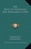 The Jests Of Hierocles And Philagrius 1165077361 Book Cover