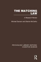 The Matching Law: A Research Review 0898599237 Book Cover