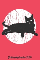 Sch�lerkalender 2020: Kalender DIN A5 2020 1 Tag = 1 Seite mit gro�em Tagesplaner und gro�artiger �bersicht. Monats�bersicht, Erinnerung und Notizen in diesem Kalenderbuch. Katzenmama Katze Miau Mietz 167763331X Book Cover
