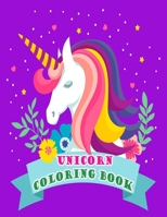 Unicorn coloring book: awesome unicorn coloring books for kids(ages 4 to 10)-children coloring book-50 unique design -large (8.5x11) 1708224068 Book Cover