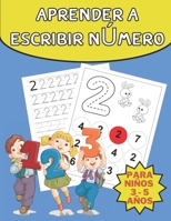 Aprender a Escribir Número Para Niños 3 - 5 Años: Trazando números para niños en edad preescolar: Explorando líneas y números con un lápiz: Trazando líneas y números... (Spanish Edition) B0CPTYT738 Book Cover