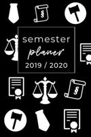 Semester Planer 2019 / 2020: A5 Coole Geschenkidee PLANER zum Studium | Notizbuch für Studenten | Studienbeginn | Erstes Semester | Pruefung | Geburtstag | Terminkalender (German Edition) 1692788671 Book Cover