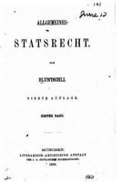 Allgemeines staatsrecht 1523394080 Book Cover