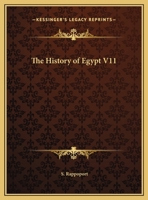 The History of Egypt V11 1162591021 Book Cover