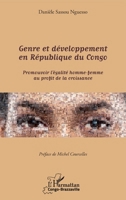 Genre et développement en République du Congo: Promouvoir l'égalité homme-femme au profit de la croissance (Harmattan Congo-Brazzaville) (French Edition) 2343102791 Book Cover