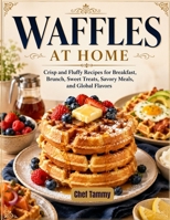 Waffles at Home: Crisp and Fluffy Recipes for Breakfast, Brunch, Sweet Treats, Savory Meals, and Global Flavors B0HFD2K9NW Book Cover