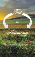 Test to Testimony 1546247378 Book Cover