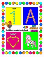 dot markers activity book abc animals 123 shapes: Easy Guided BIG DOTS | Do a dot page a day | Big ,Giant, Large, Jumbo and Cute USA Art Paint Daubers ... | ALPHABET , ANIMALS , SHAPES and NUMBERS B093TB63K8 Book Cover