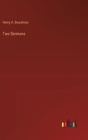 Two Sermons 3368185969 Book Cover