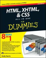 HTML, XHTML and CSS All-In-One for Dummies 0470537558 Book Cover