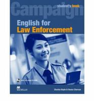 English for Law Enforcement: Student Book with CD-ROM 0230732585 Book Cover