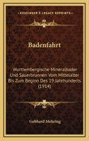 Badenfahrt: Wurttembergische Mineralbader Und Sauerbrunnen Vom Mittelalter Bis Zum Beginn Des 19 Jahrhunderts (1914) 1160312109 Book Cover