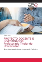PROYECTO DOCENTE E INVESTIGADOR. Profesorado Titular de Universidad: Área de Conocimiento: Ingeniería Química 6203871915 Book Cover