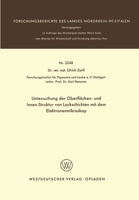 Untersuchung der Oberflächen- und Innen-Struktur von Lackschichten mit dem Elektronenmikroskop 3531022482 Book Cover