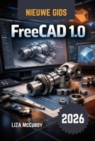 FreeCAD 1.0 Gebruikershandleiding 2026: Gratis professioneel 3D-ontwerp: maak bewerkbare modellen, perfect passende machines, voer tests uit, plan ... Voor beginners en experts. (Dutch Edition) B0GV34KX9W Book Cover