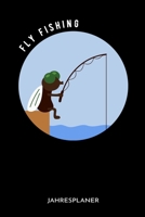 Fly Fishing Jahresplaner: Lustiges Fliegenfischen Fliege Angler Angeln Fisch Fischer Zwei Jahres Kalender 2020 2021 6x9 A5: Studienplaner Terminkalender W�chentliche To-Do-Liste & Ziele F�r Sch�ler, L 1671230388 Book Cover
