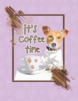 It's Coffee Time: Prompt Journal, self help, self care 8.5x11, 150 page journal 1081436018 Book Cover