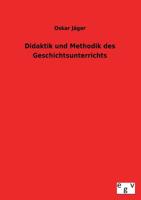 Didaktik Und Methodik Des Geschichtsunterrichts 3734000017 Book Cover