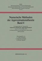 Numerische Methoden Der Approximationstheorie: Vortragsauszuge Der Tagung Uber Numerische Methoden Der Approximationstheorie Vom 13. 19. November 1977 Im Mathematischen Forschungsinstitut Oberwolfach  3764310251 Book Cover