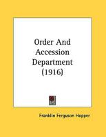 Order And Accession Department 0526548843 Book Cover