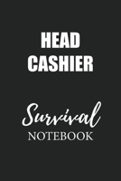 Head Cashier Survival Notebook: Small Undated Weekly Planner for Work and Personal Everyday Use Habit Tracker Password Logbook Music Review Playlist Diary Journal 1706326599 Book Cover